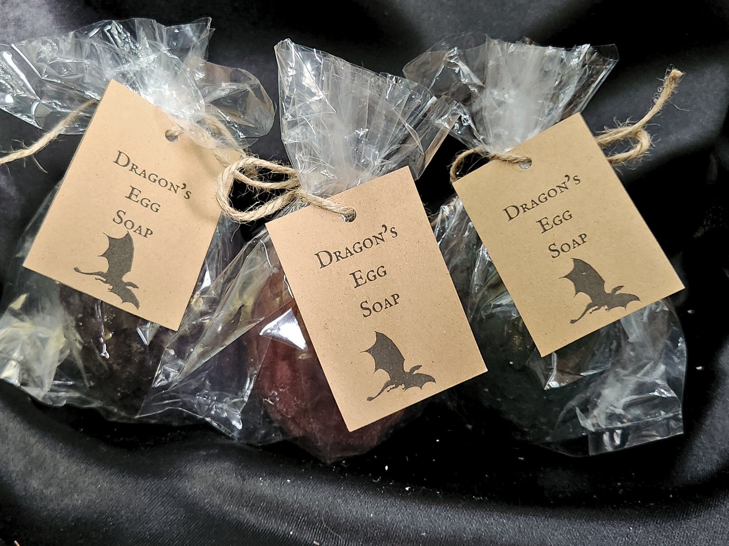 Dragon's Egg Soap,Charcoal, Forest Berries, Warm Sandalwood, 230g