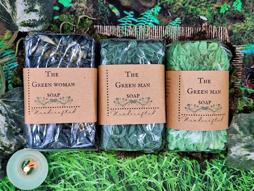 The Greenman/Greenwoman Glycerin Soaps