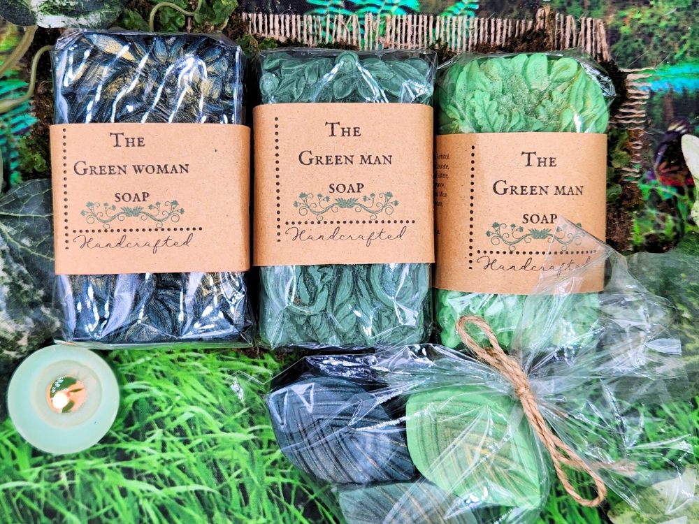 The Greenman Soap Gift Box, Bergamot contrasted with spices and precious woods.