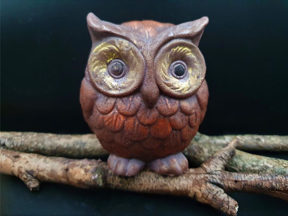 Beautifully handcrafted, The Owl Soap, Amazing 250 Grams, Patchouli, Peppercorn, Vanilla, Sandalwood