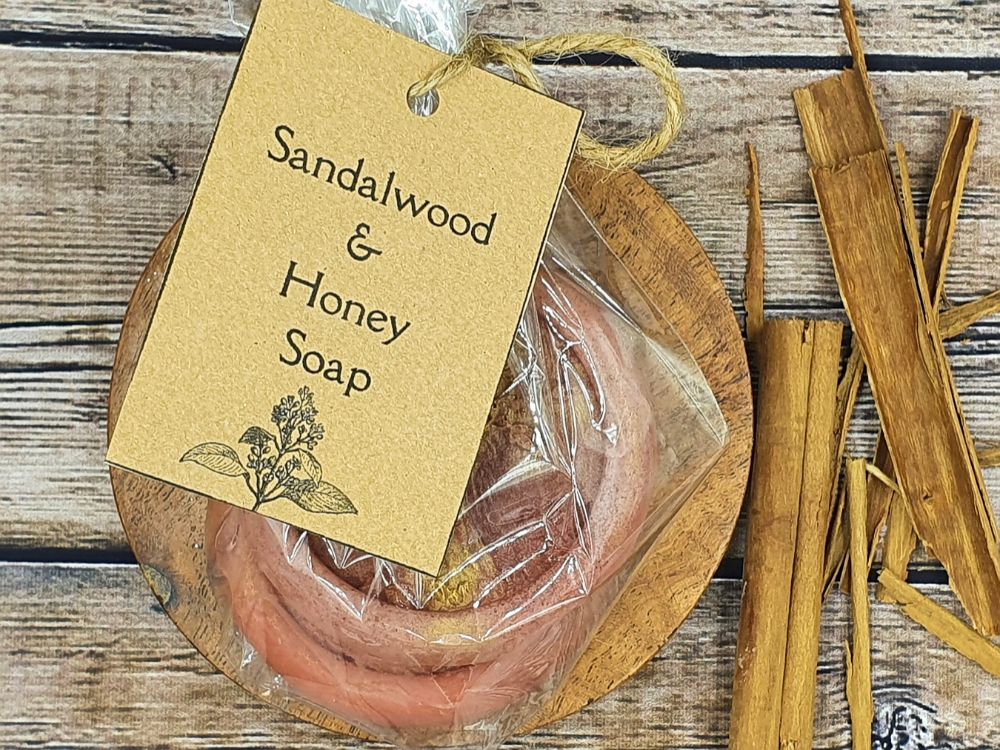 Sandalwood and Honey Tree of Life Glycerin Soaps