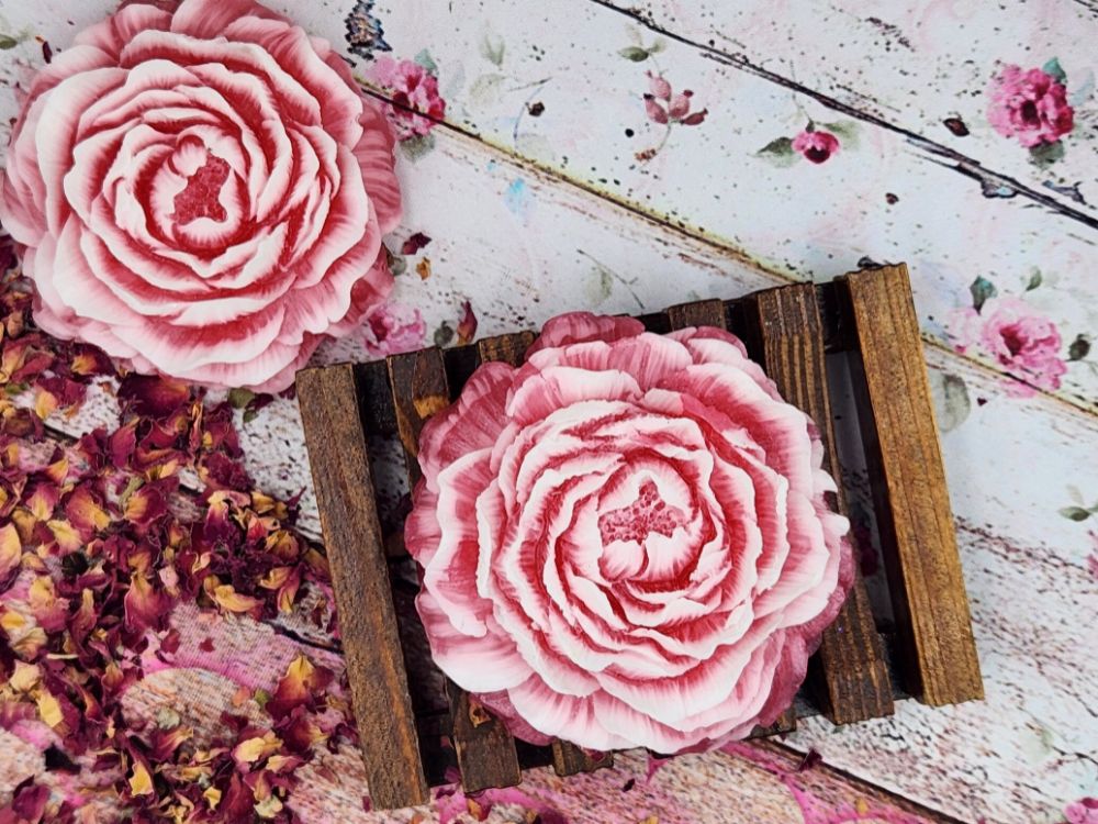 Soap Blossom, Handcrafted, Beautiful Soft Floral Fragrance, Glycerin Soap 75grams