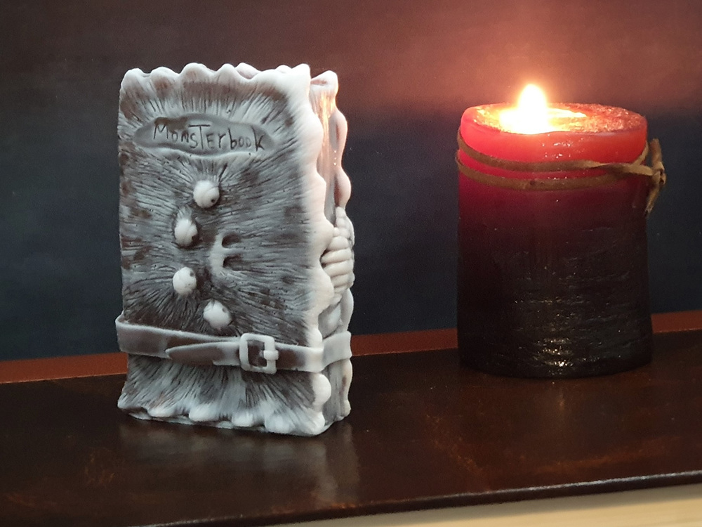 The Beastly Book Glycerin Soap, Hot chocolate fragrance, 85 Grams