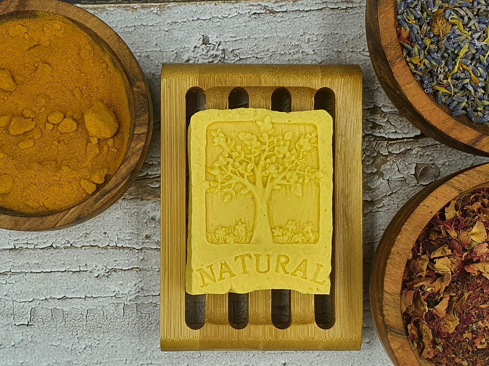 Turmeric Glycerin Soap, with essential oils